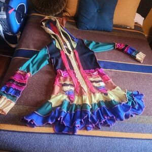 KATWISE  Multicolor upcycled Serged Mohair